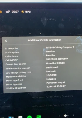 Tesla Model 3 Лонг Рейндж 4x4 - 17900 € / 35009.36 лв. - 66106314 17 | Car24.bg Tesla Model 3 Лонг Рейндж 4x4 - 17900 € / 35009.36 лв. - 66106314 17