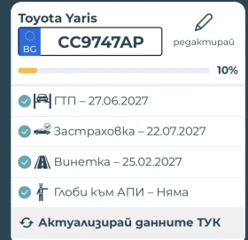 Toyota Yaris - 3900 € - 90464398 13 | Car24.bg Toyota Yaris - 3900 € - 90464398 13