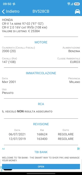 Honda Cr-v 2.0i 147 - 4500 € / 8801.24 лв. - 76694749 13 | Car24.bg Honda Cr-v 2.0i 147 - 4500 € / 8801.24 лв. - 76694749 13