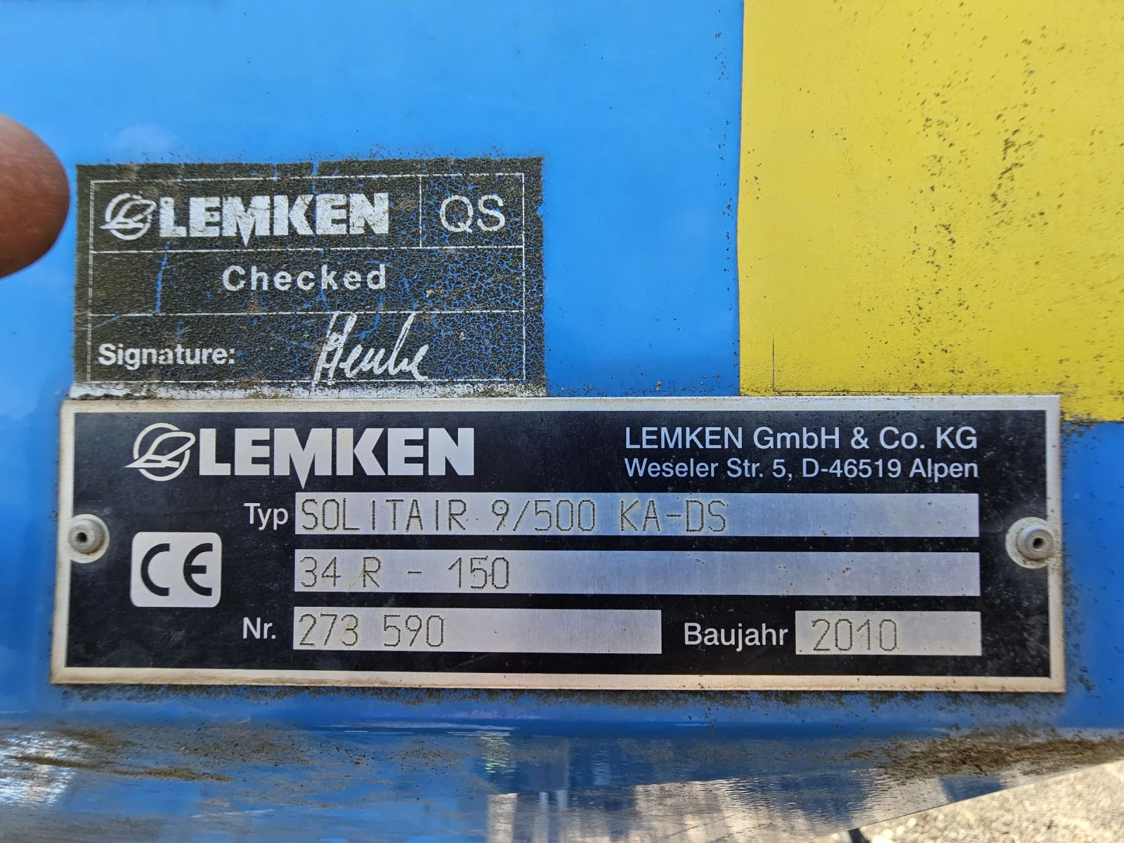 Сеялка Lemken Solitair9 - изображение 5 | Auto.bg Сеялка Lemken Solitair9 - изображение 5