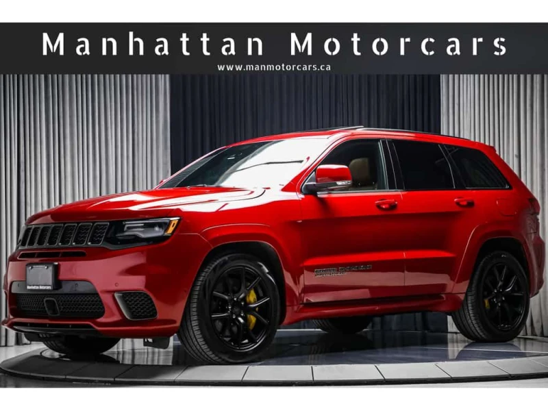 Jeep Grand cherokee TRACKHAWK| REDLINE PEARL| PANO| ОБДУХВАНЕ| - 72000 € / 140819.76 лв. - 30631123 1 | Car24.bg Jeep Grand cherokee TRACKHAWK| REDLINE PEARL| PANO| ОБДУХВАНЕ| - 72000 € / 140819.76 лв. - 30631123 1