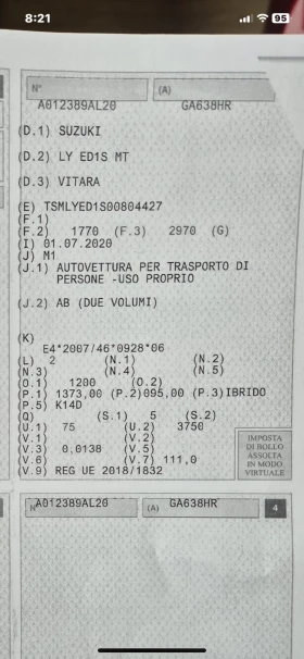 Suzuki Vitara Suzuki Vitara 1.4i Hibrid Booster Jet - 14500 € / 28359.53 лв. - 58230569 2 | Car24.bg Suzuki Vitara Suzuki Vitara 1.4i Hibrid Booster Jet - 14500 € / 28359.53 лв. - 58230569 2