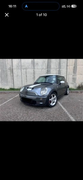 Mini Cooper 1.6 kompressor 163hp