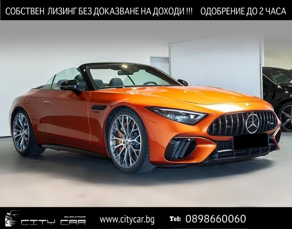 Mercedes-Benz SL 63 AMG S E-PERFORMANCE / NIGHT / CERAMIC / BURM/ HUD/ 360 | Auto.bg — изображение 1 Mercedes-Benz SL 63 AMG S E-PERFORMANCE / NIGHT / CERAMIC / BURM/ HUD/ 360 | Auto.bg — изображение 1