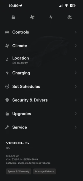 Tesla Model S P85 - 14699 € / 28748.75 лв. - 98349582 14 | Car24.bg Tesla Model S P85 - 14699 € / 28748.75 лв. - 98349582 14