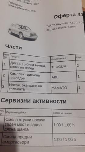 Обява за продажба на Toyota Rav4 2,2D ~8 900 лв. - изображение 11