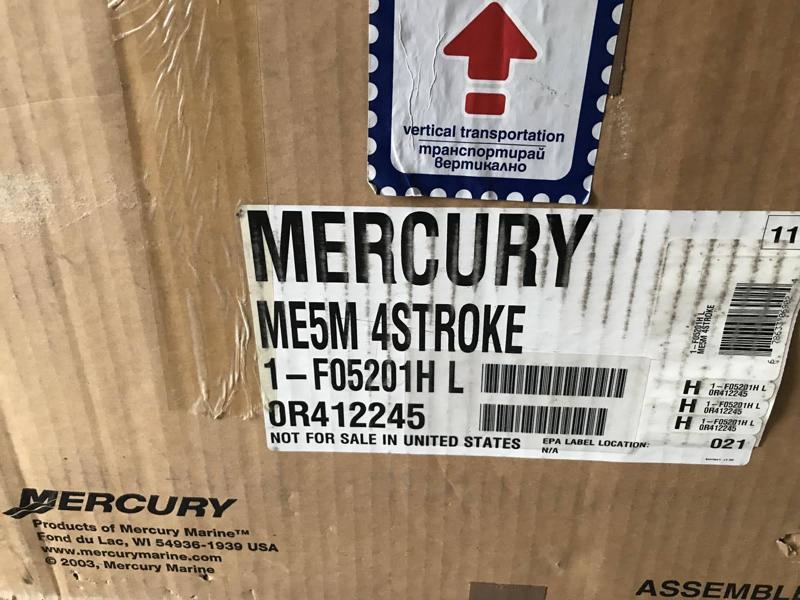 Извънбордов двигател Mercury МЕ5М 4 Stroke - изображение 1