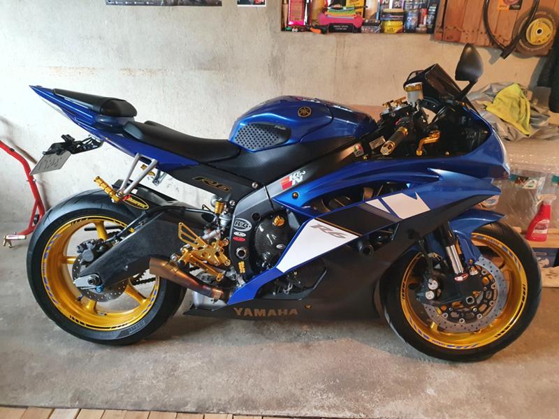 Yamaha YZF-R6 Yzf R6 Blue Gold - изображение 8