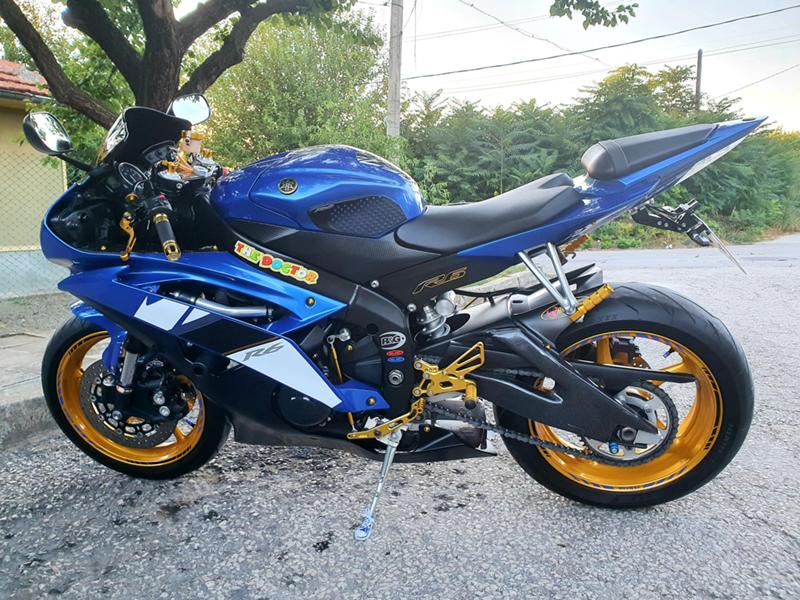 Yamaha YZF-R6 Yzf R6 Blue Gold - изображение 4