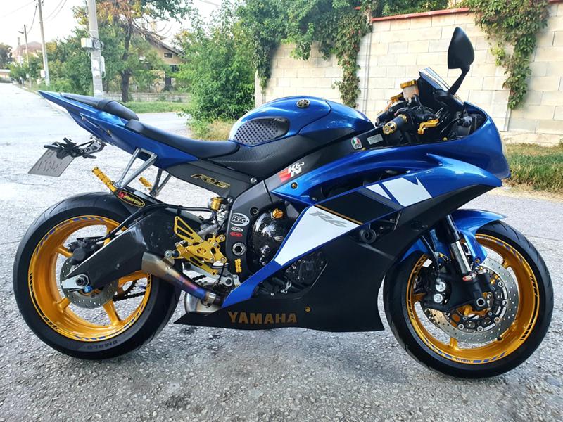 Yamaha YZF-R6 Yzf R6 Blue Gold - изображение 3