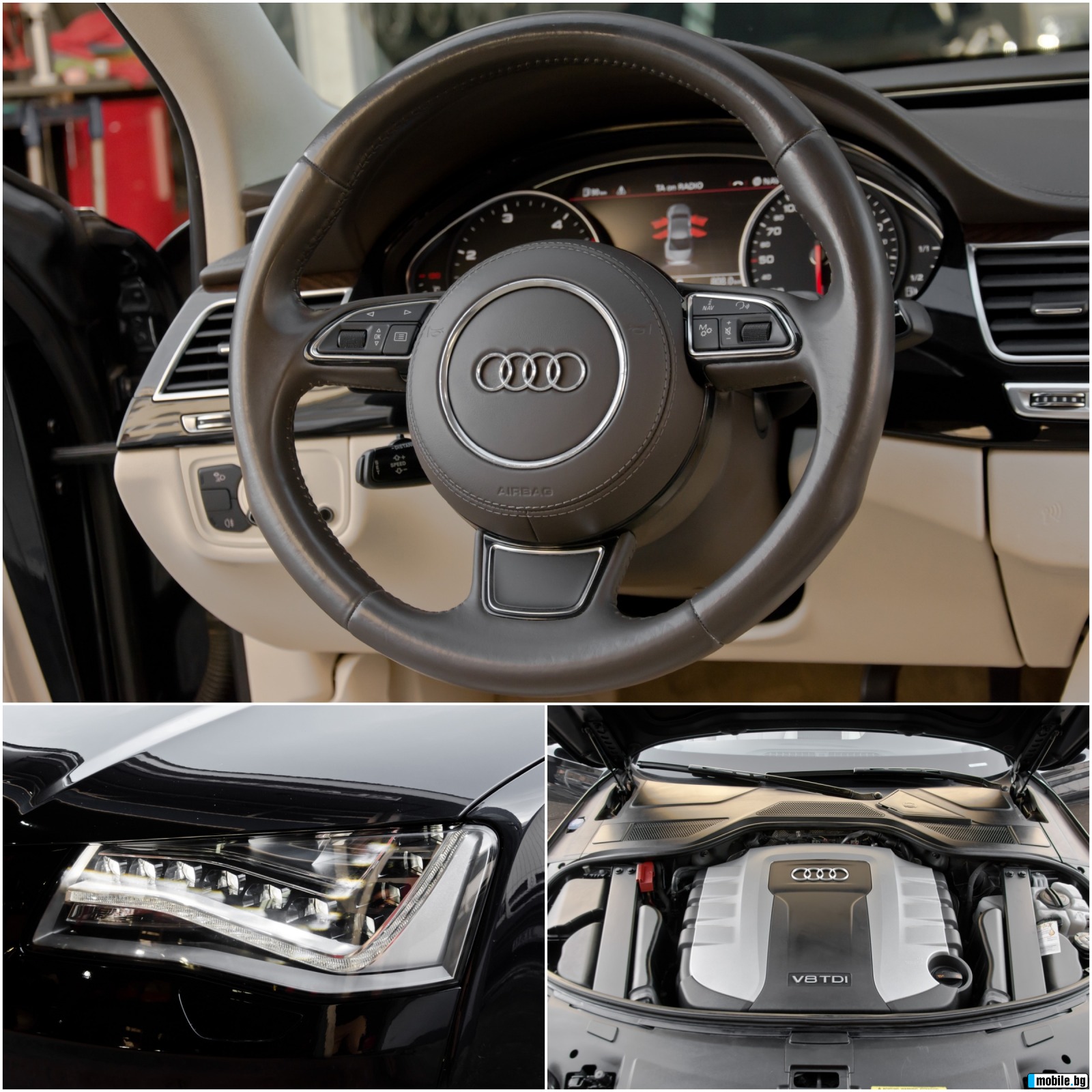 Audi A8 4.2TDI*LED*W12 Optic | Mobile.bg   14