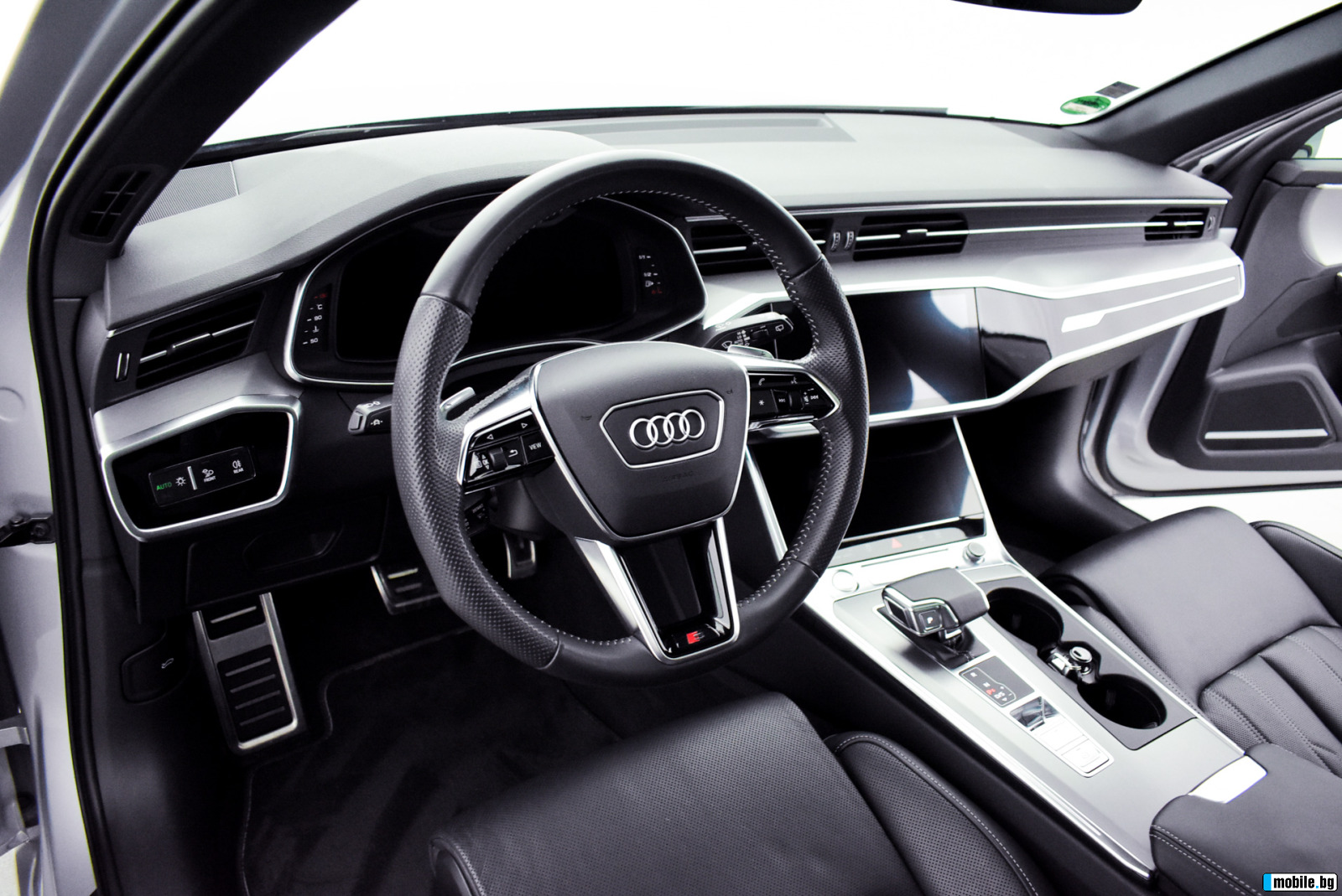 Audi A6  , Matrix, S line, Ambient, AppleCarPlay, B& | Mobile.bg   11