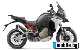 Ducati Multistrada V4 S ESSENTIAL AVIATOR GREY / ICEBER WHITE + SPOKE | Mobile.bg   2