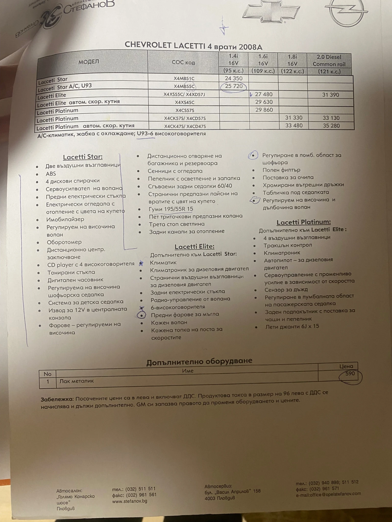 Chevrolet Lacetti 1.6 / МЕТАН / Elite, снимка 17 - Автомобили и джипове - 54347282