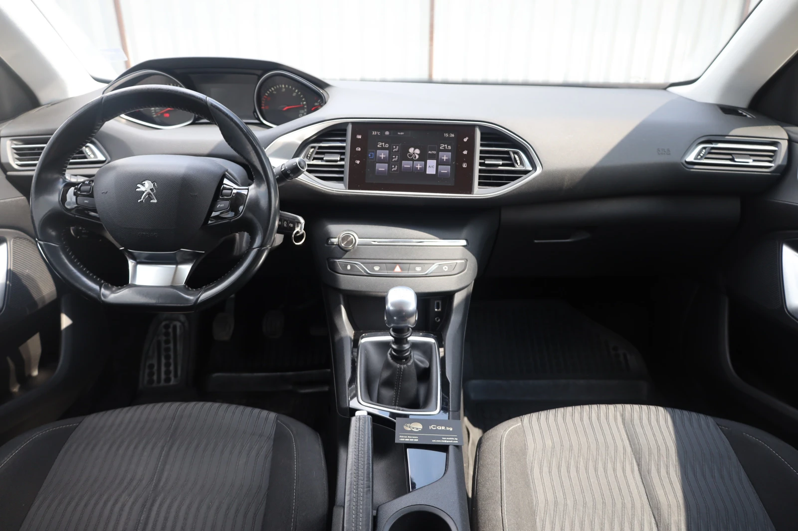 Peugeot 308 SW 1.6HDi LED Klimatronic PDC 6скорости MY15, снимка 13 - Автомобили и джипове - 55575529