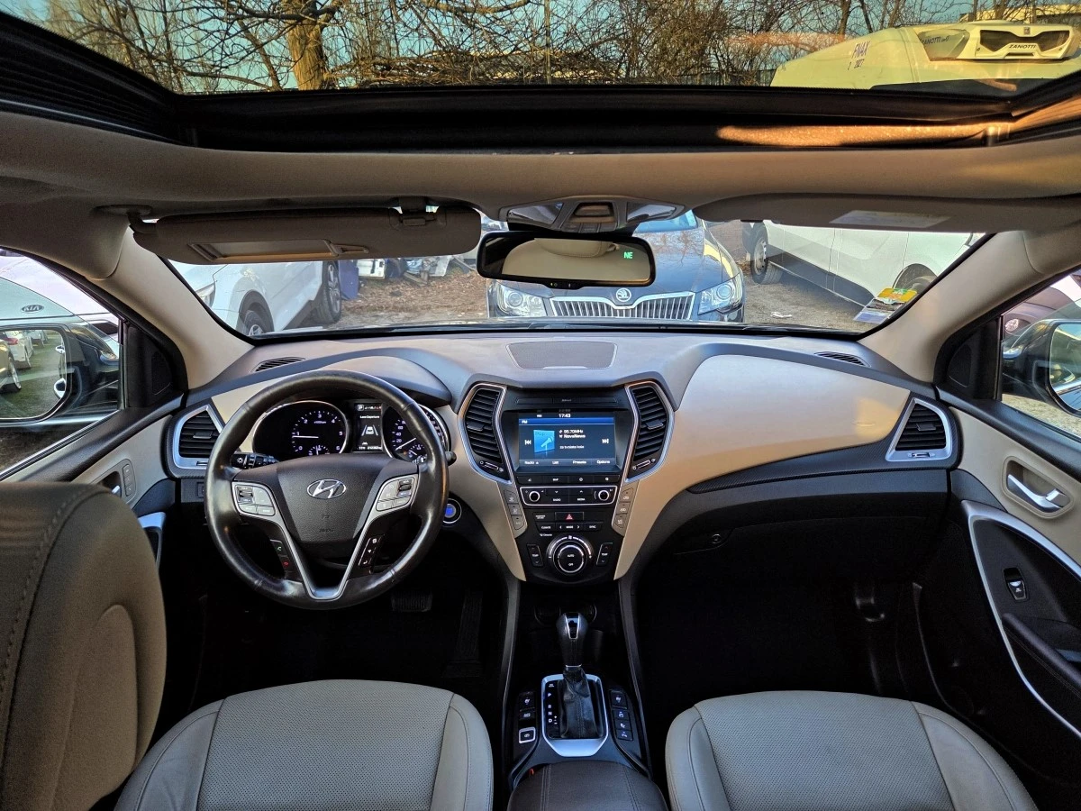 Hyundai Santa fe 2.2CRDI PREMIUM 4WD/7МЕСТА/ПАНОРАМА/DSTR, снимка 10 - Автомобили и джипове - 53177469