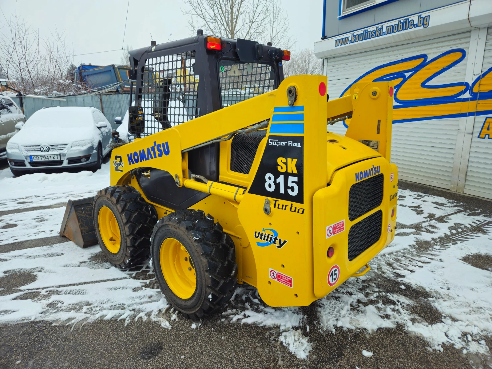 Мини челни товарачи Komatsu SK-815-16V-TURBO-HF-2 SPEED1600часа. - изображение 5