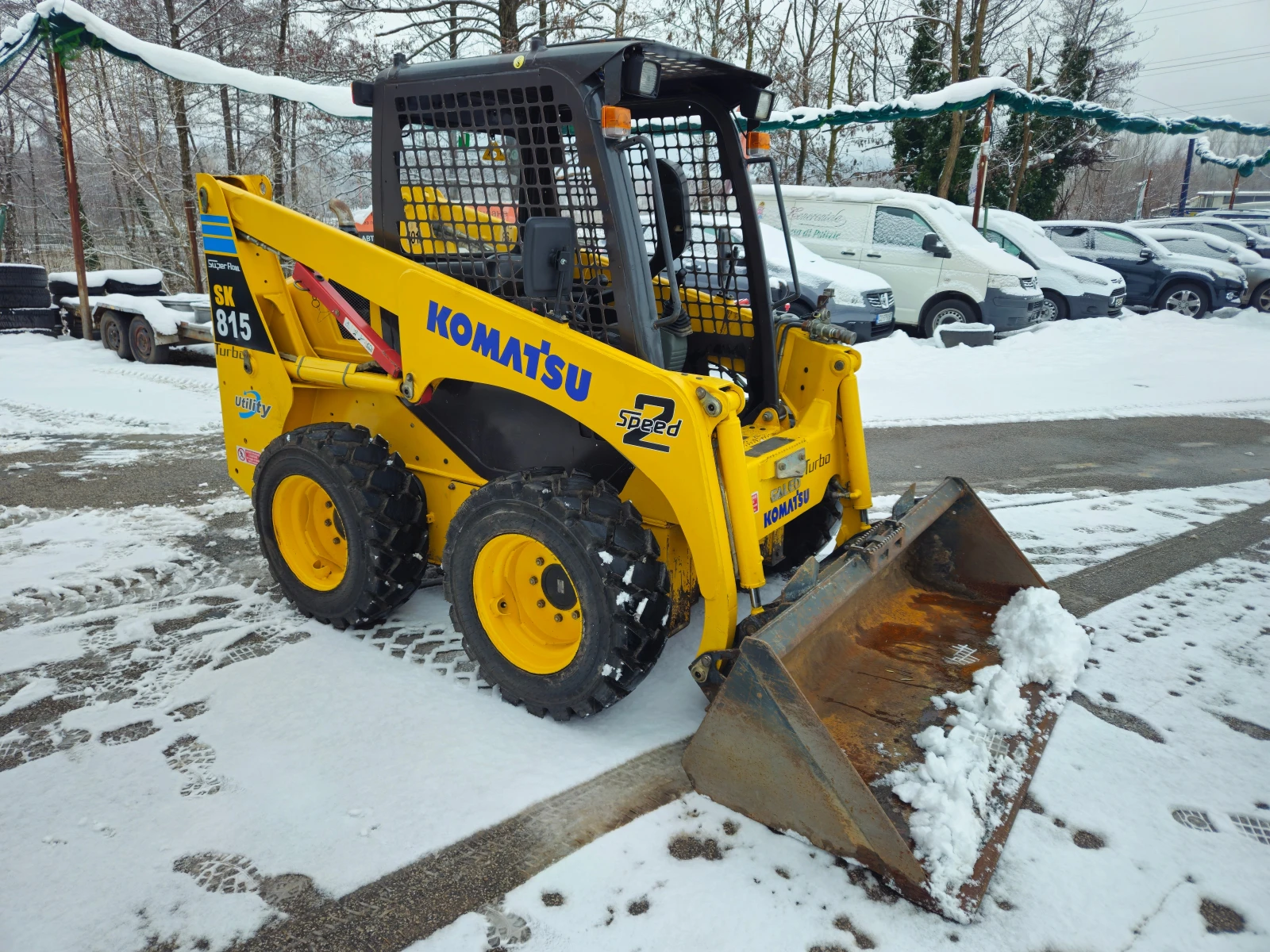 Мини челни товарачи Komatsu SK-815-16V-TURBO-HF-2 SPEED1600часа. - изображение 9
