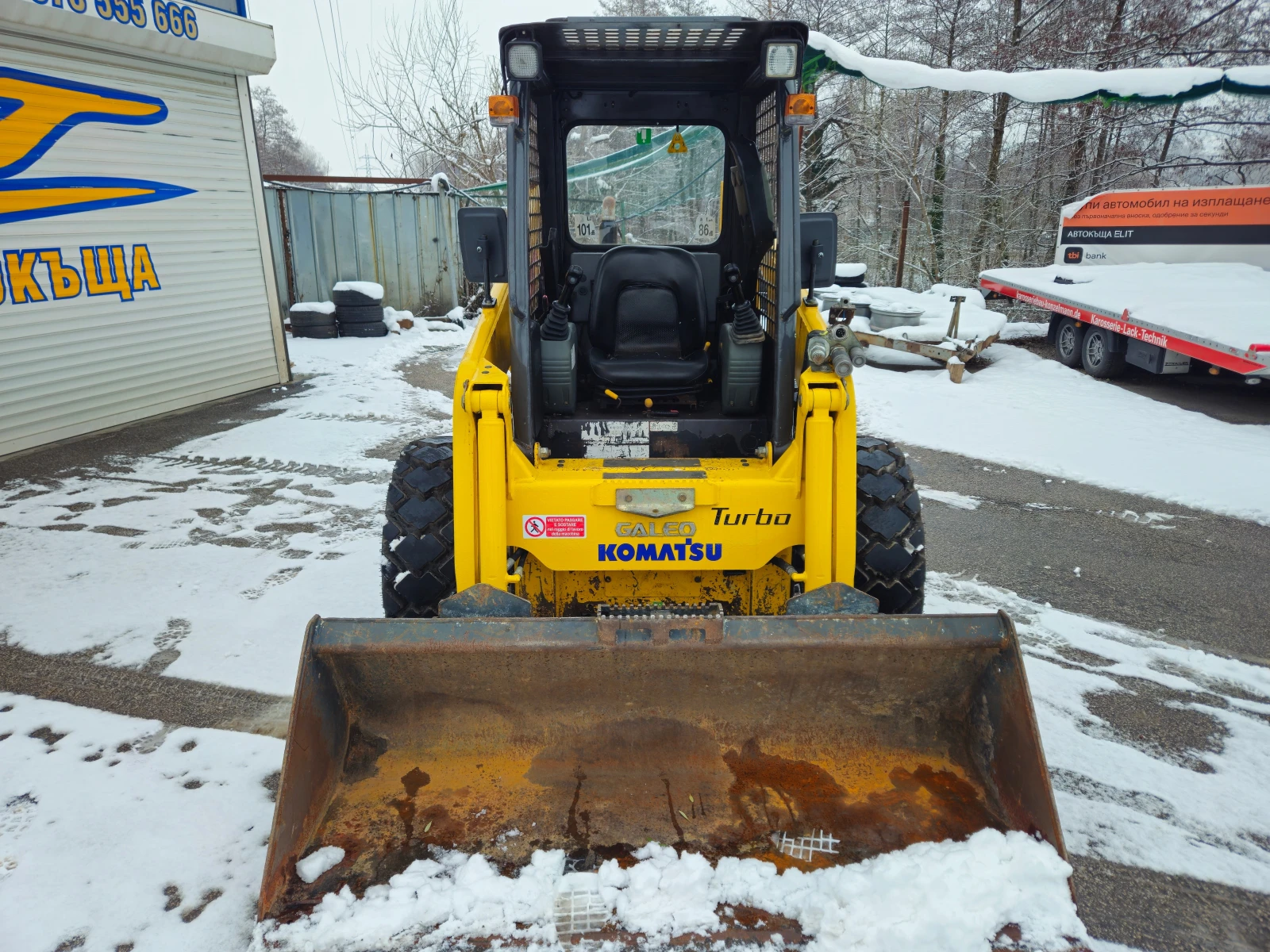 Мини челни товарачи Komatsu SK-815-16V-TURBO-HF-2 SPEED1600часа. - изображение 3