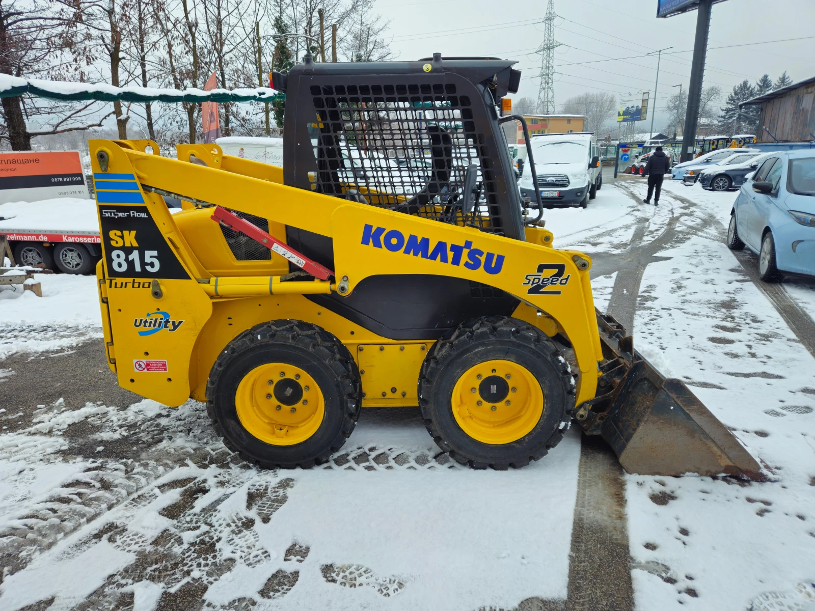 Мини челни товарачи Komatsu SK-815-16V-TURBO-HF-2 SPEED1600часа. - изображение 8