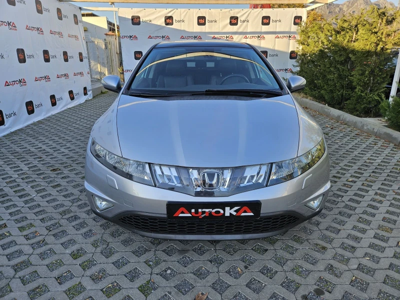 Honda Civic 1.8i-140kc= 6СКОРОСТИ= ПАНОРАМА= ПОДГРЕВ= КОЖА, снимка 1 - Автомобили и джипове - 47856115