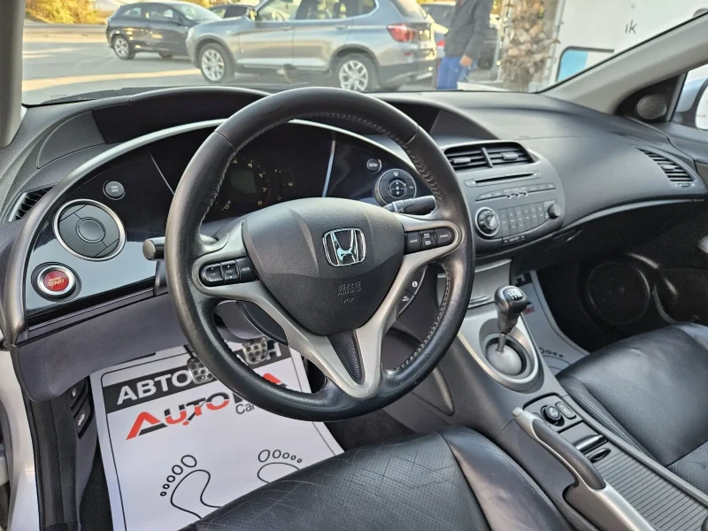 Honda Civic 1.8i-140kc= 6СКОРОСТИ= ПАНОРАМА= ПОДГРЕВ= КОЖА, снимка 8 - Автомобили и джипове - 47856115