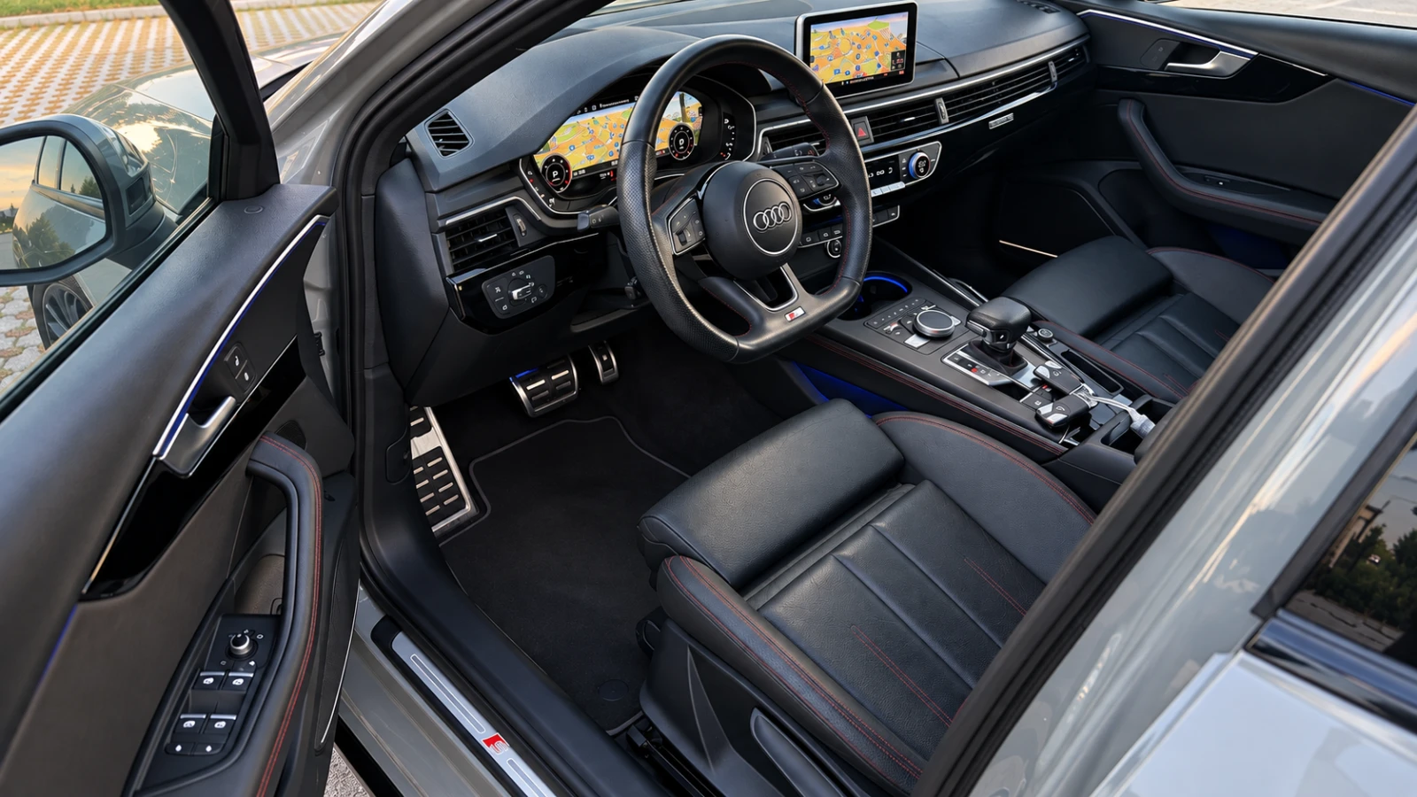 Audi A4 4.0TDI* 190KC* S-LINE* MATRIX* VIRTUAL COCKPIT* NA, снимка 7 - Автомобили и джипове - 56340114