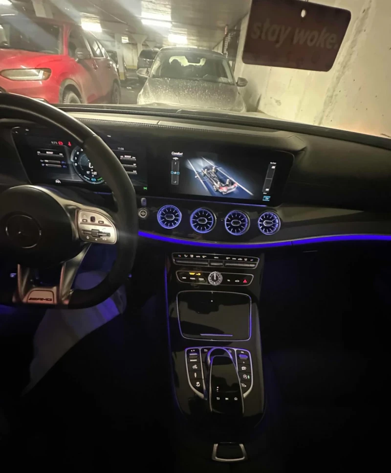 Mercedes-Benz E 53 AMG AMG-pkg* Night-pkg* 360View* Head-Up* Обдух* Burme, снимка 12 - Автомобили и джипове - 53133507