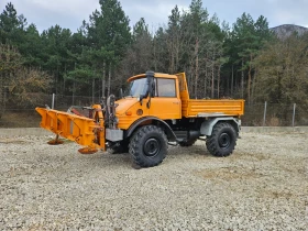 Mercedes-Benz UNIMOG 5000куб 3ст самосвал снегорин, снимка 3