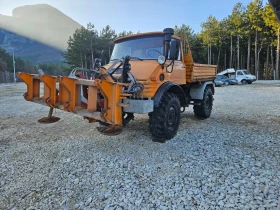 Mercedes-Benz UNIMOG 5000куб 3ст самосвал снегорин, снимка 5