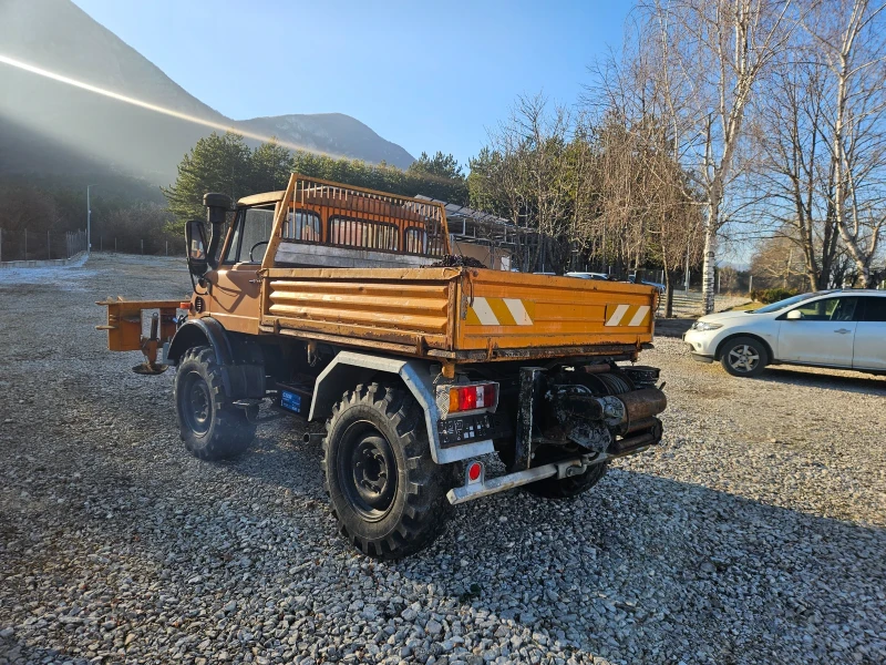 Mercedes-Benz UNIMOG 5000куб 3ст самосвал снегорин, снимка 8 - Камиони - 48742630