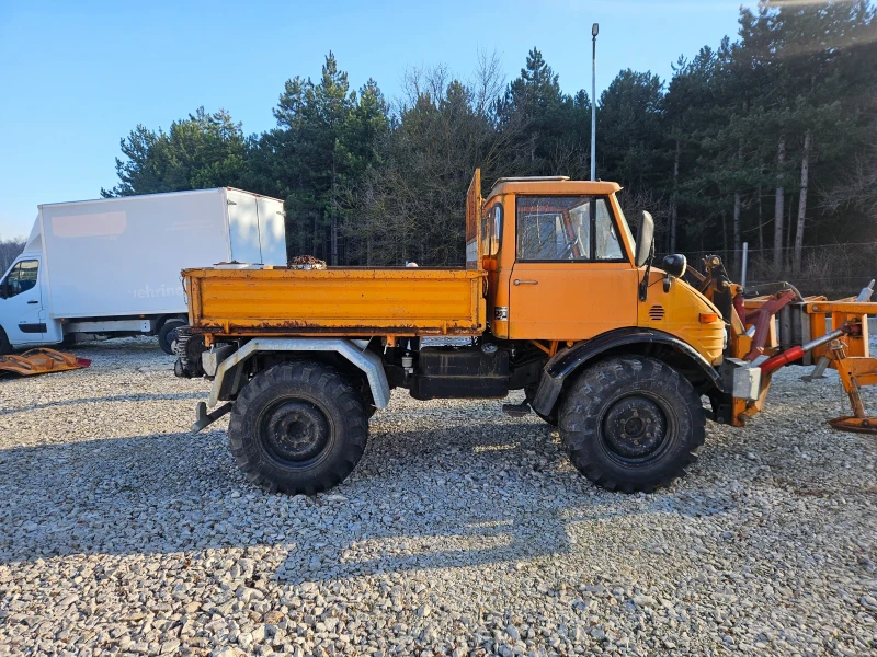 Mercedes-Benz UNIMOG 5000куб 3ст самосвал снегорин, снимка 12 - Камиони - 48742630