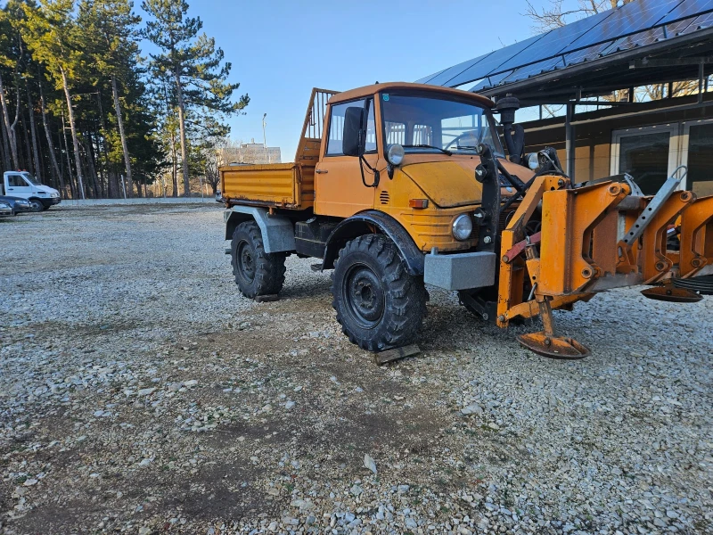 Mercedes-Benz UNIMOG 5000куб 3ст самосвал снегорин, снимка 3 - Камиони - 48742630