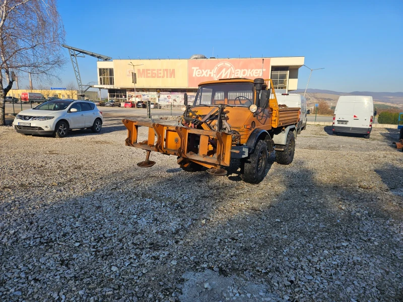 Mercedes-Benz UNIMOG 5000куб 3ст самосвал снегорин, снимка 13 - Камиони - 48742630