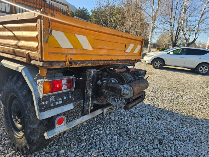 Mercedes-Benz UNIMOG 5000куб 3ст самосвал снегорин, снимка 11 - Камиони - 48742630