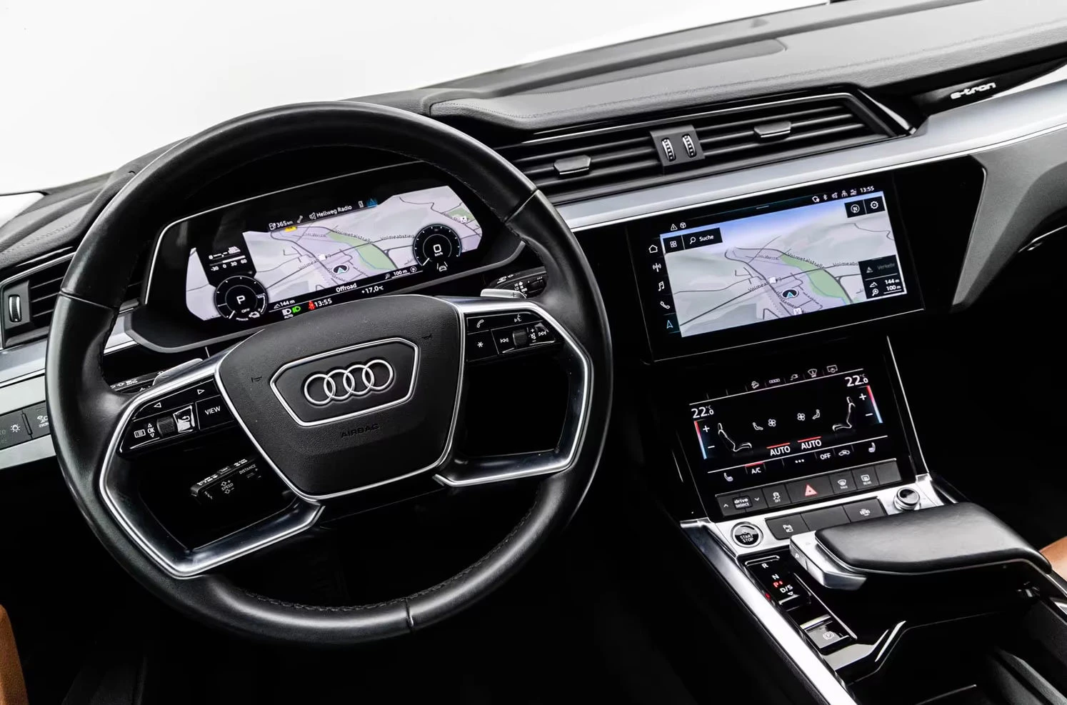 Audi E-Tron 55/SPORTBACK/408HP/BUSINESS/CAM/KLESS/HUD/ACC/449z, снимка 10 - Автомобили и джипове - 54700450