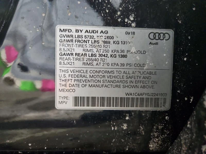 Audi SQ5 3.0L 6 ALL WHEEL DRIVE, снимка 13 - Автомобили и джипове - 53989571