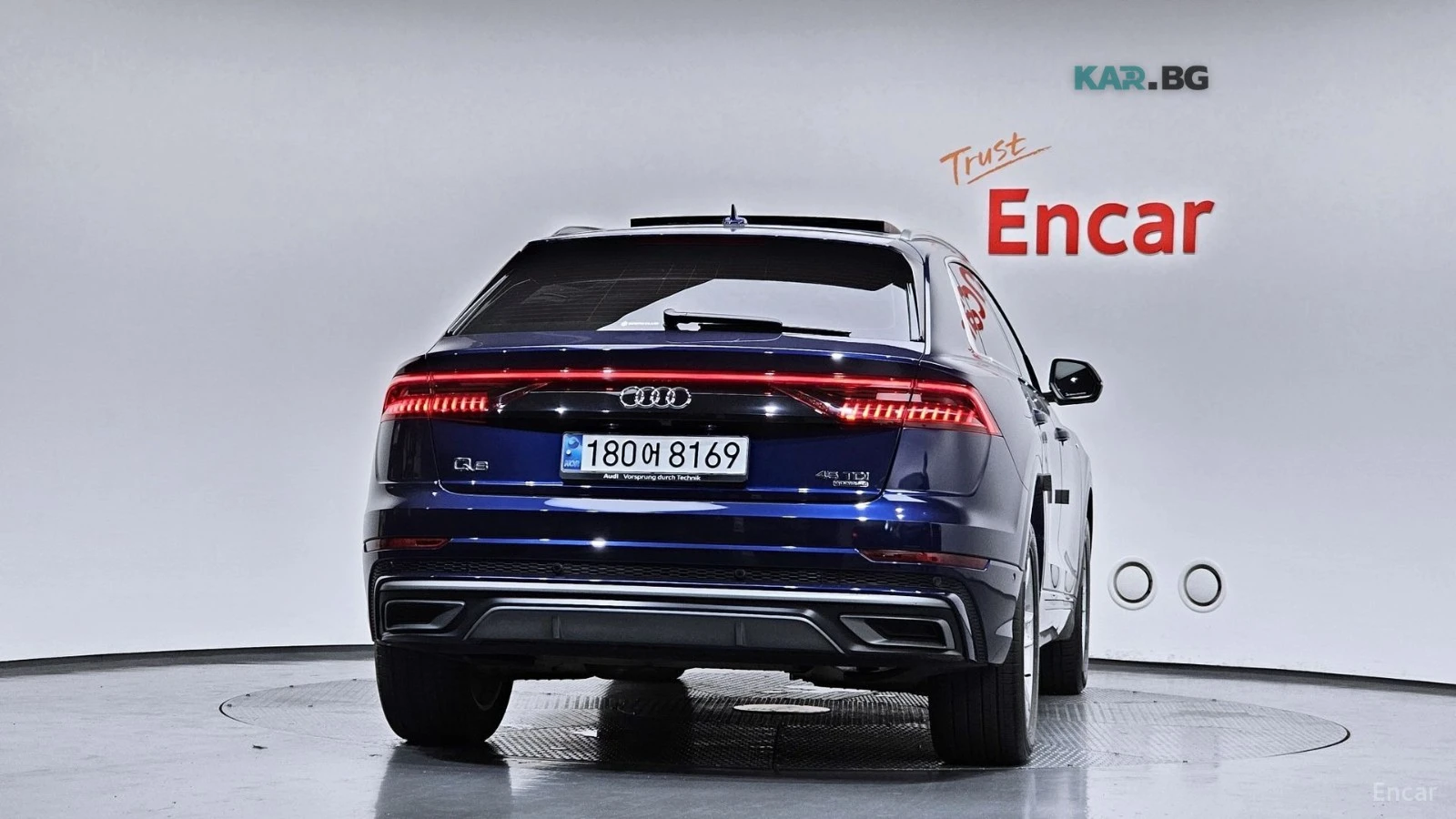 Audi Q8 4.5TDI QUATTRO* MATRIX* DISSTR* HEAD UP* ОБДУХВ* 3, снимка 2 - Автомобили и джипове - 54833313