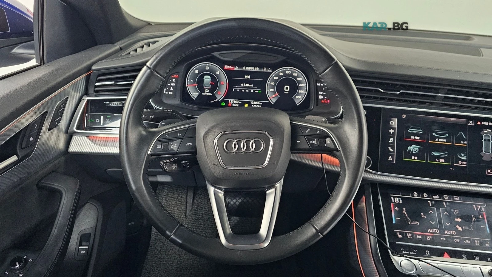 Audi Q8 4.5TDI QUATTRO* MATRIX* DISSTR* HEAD UP* ОБДУХВ* 3, снимка 9 - Автомобили и джипове - 54833313