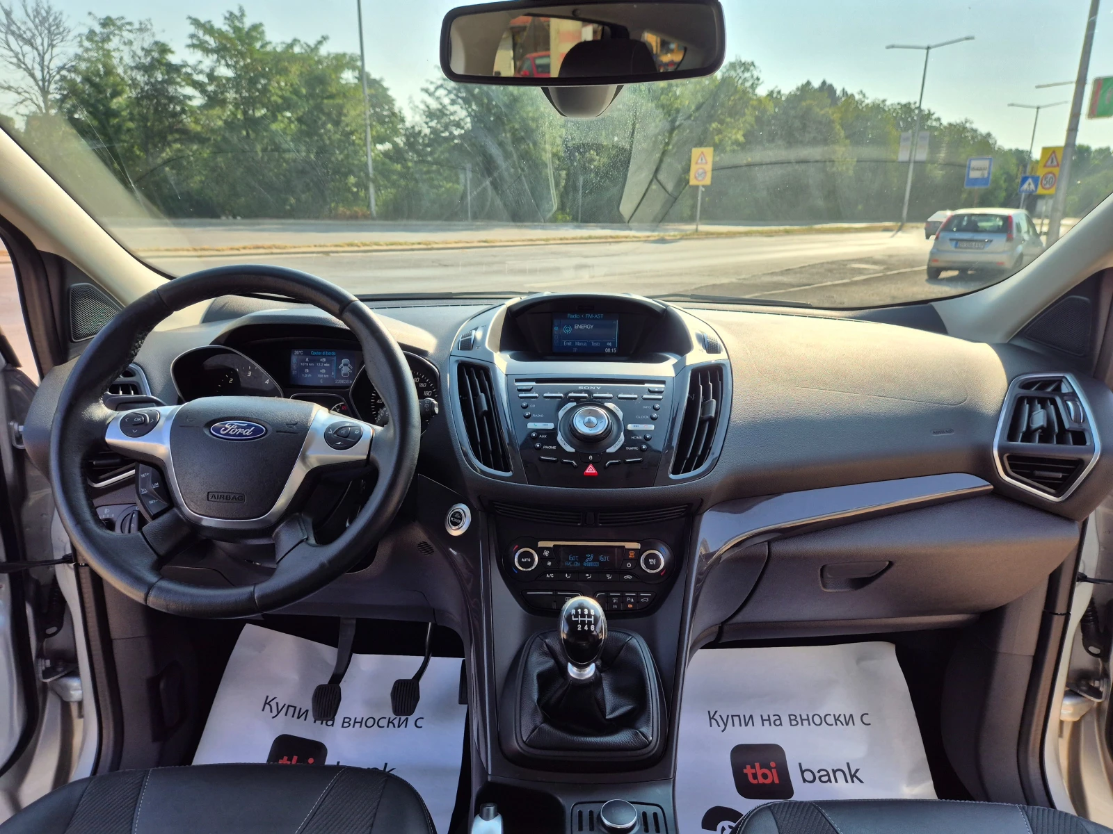 Ford Kuga 2.0D, NAVI, KOJA, 140K.S, снимка 13 - Автомобили и джипове - 55593773