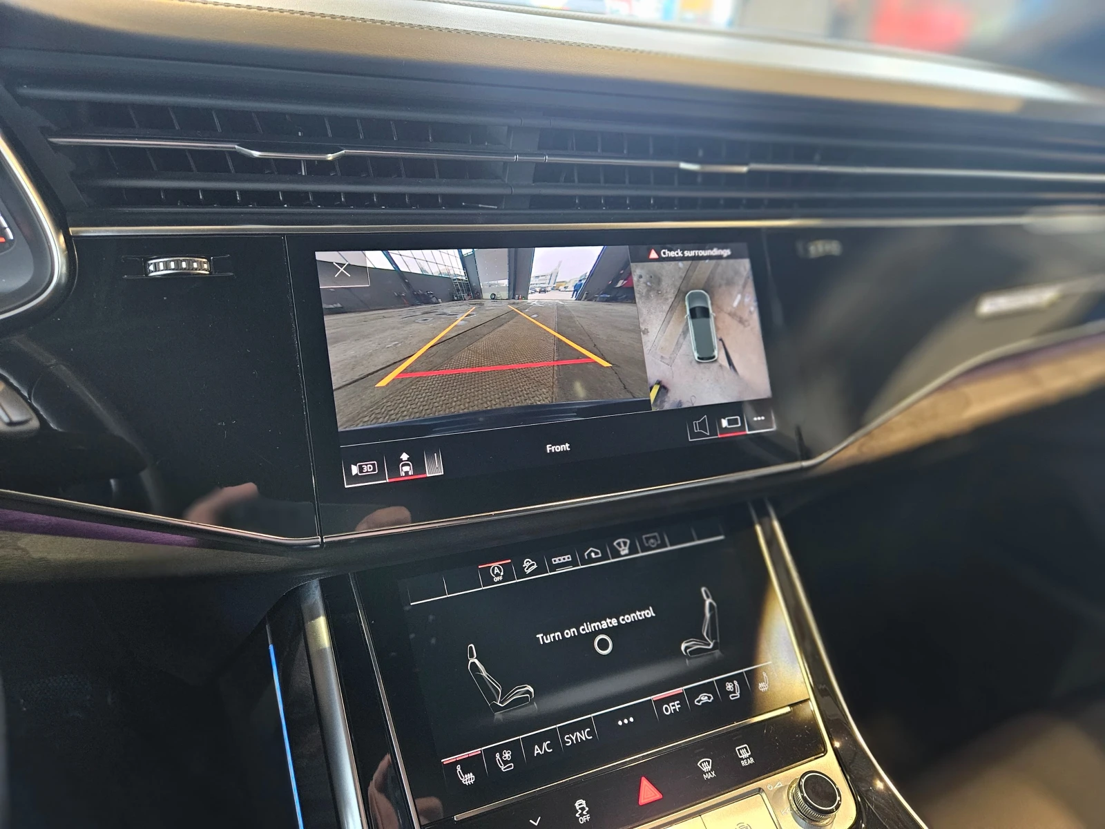 Audi Q7 ДИСТРОНИК / МАСАЖ / 360 / ОБДУХВАНЕ / S Line, снимка 13 - Автомобили и джипове - 55685528