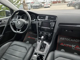 VW Golf 1.6TDI-105кс= R-LINE= АВТОМАТ= КОЖА= АВТОПИЛОТ, снимка 13