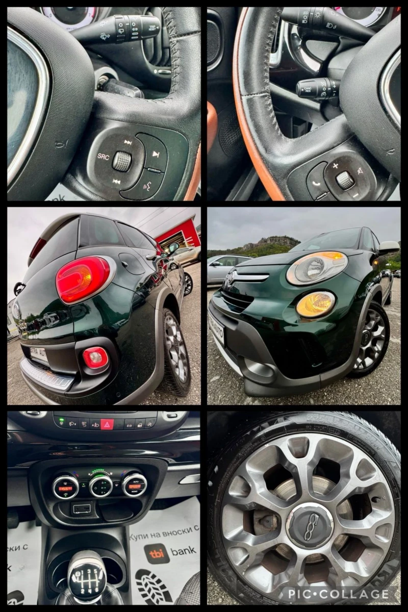 Fiat 500L 1.6Mjet, EURO 6, CROSS, FULL , снимка 14 - Автомобили и джипове - 51488965
