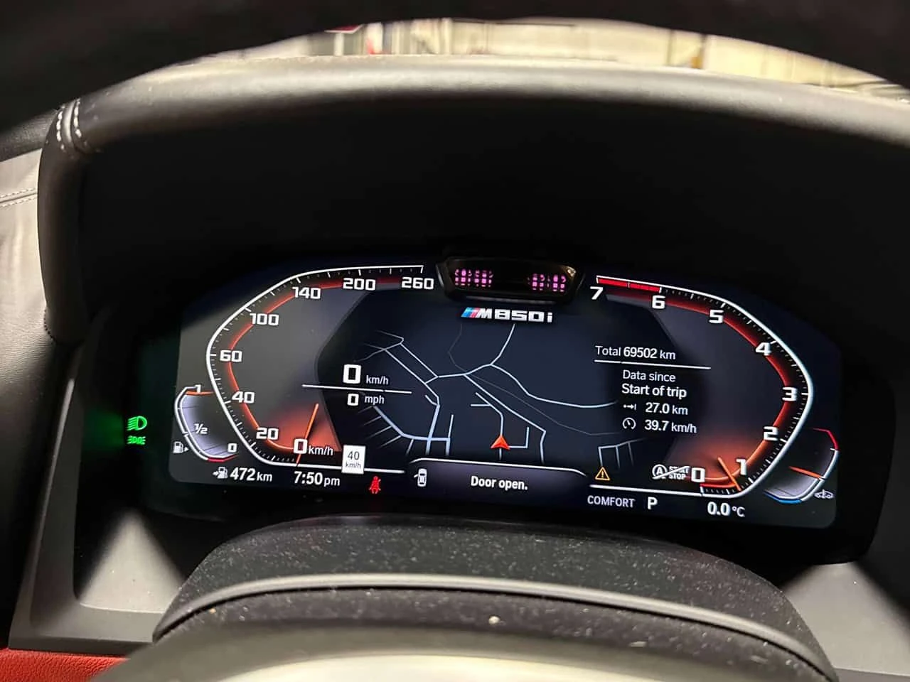 BMW 850 * M850i xDrive * CARFAX * ЧЕРВЕН САЛОН * , снимка 8 - Автомобили и джипове - 53933155