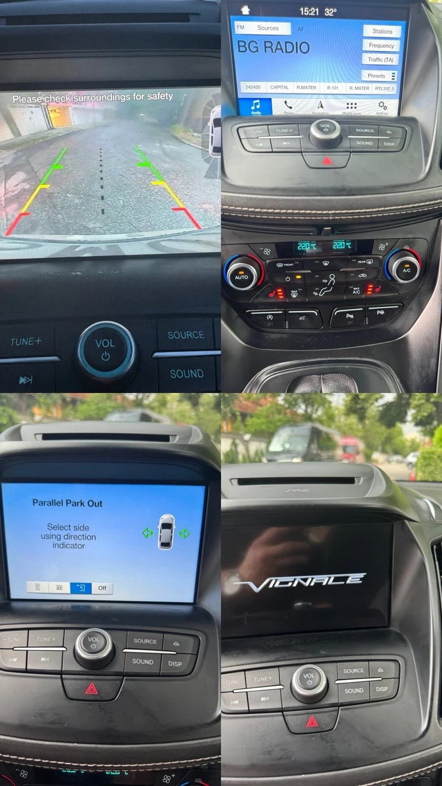 Ford Kuga Vignale* 4x4* Autom* Kamera* , снимка 16 - Автомобили и джипове - 54742331