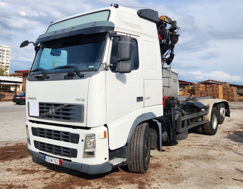 Volvo F12  Мултилифт с кран, снимка 1 - Камиони - 48594994