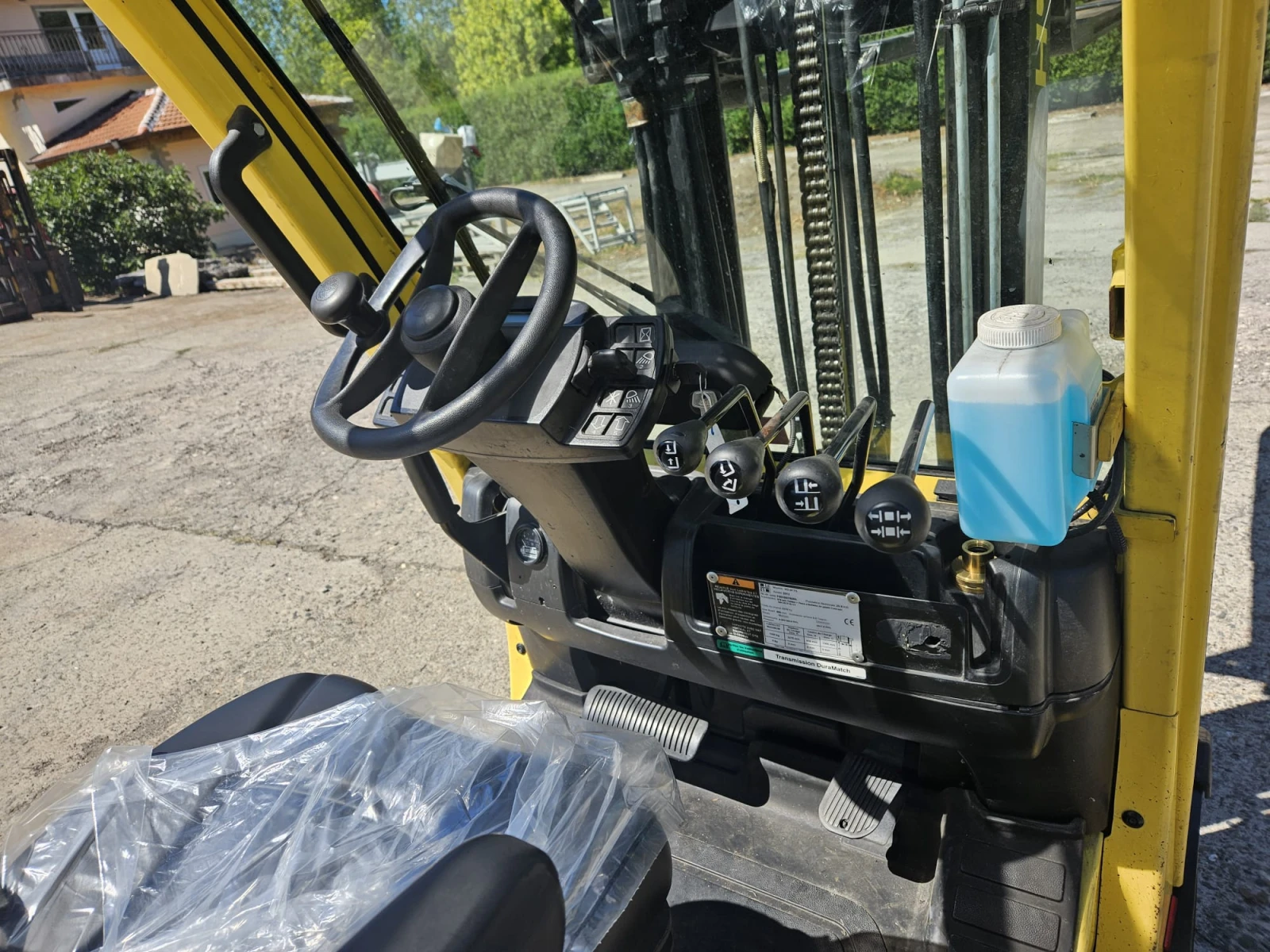 Мотокар Hyster 2тона , газ , своб.ход+ изравнител + позиционер, снимка 7 - Индустриална техника - 55964110