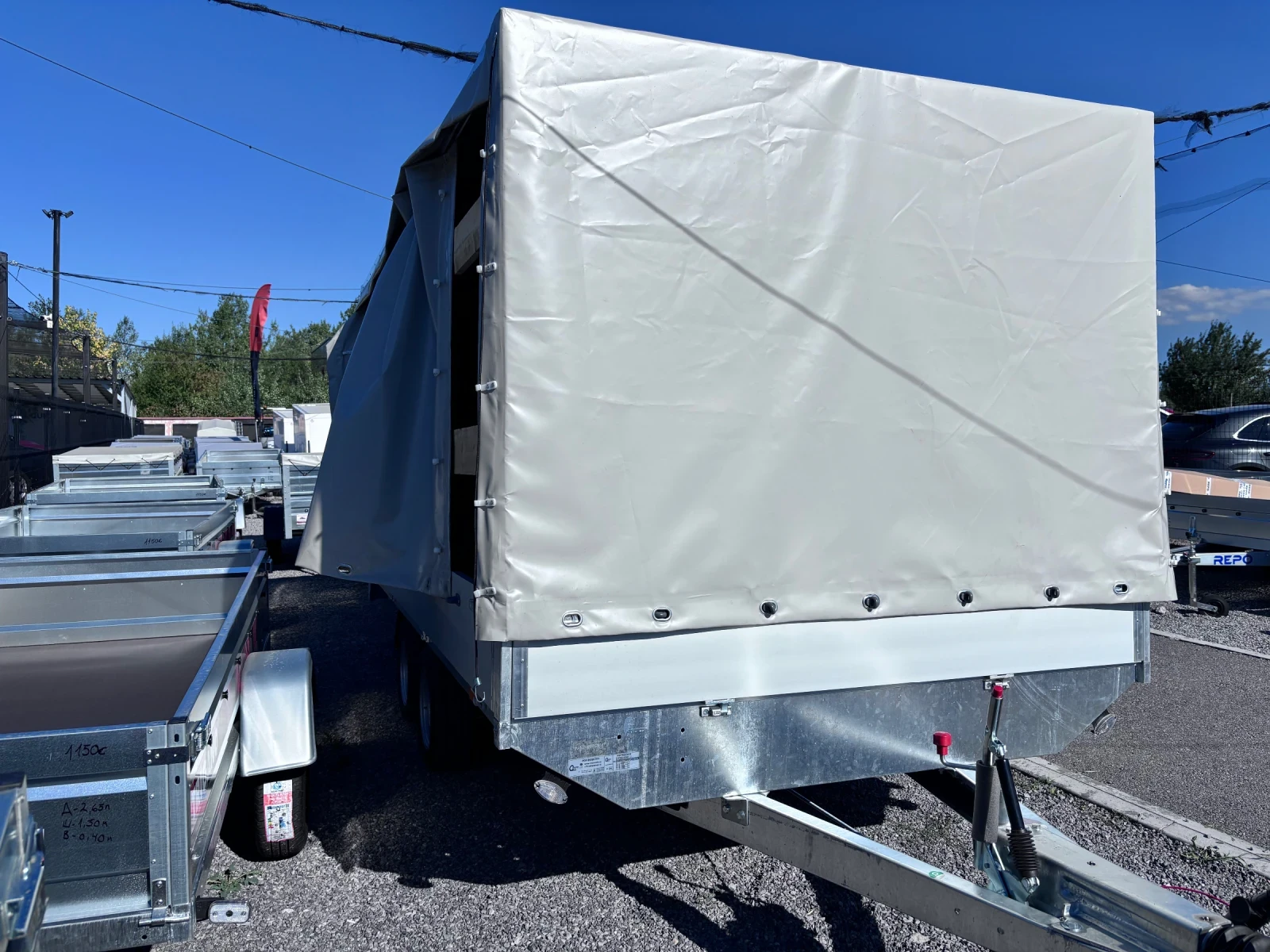 За автомобил Agados РЕМАРКЕ REPO CARGO 4x2 m 3500 kg, снимка 8 - Ремаркета - 55673971