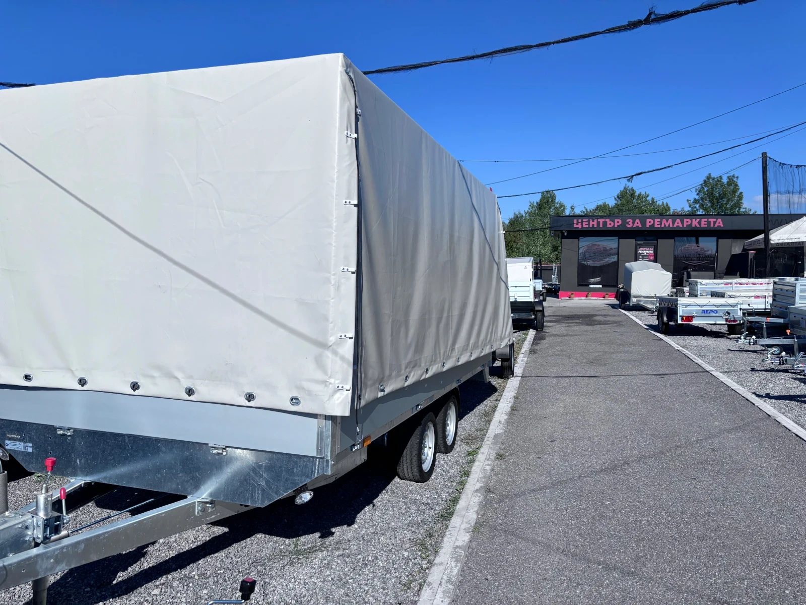 За автомобил Agados РЕМАРКЕ REPO CARGO 4x2 m 3500 kg, снимка 5 - Ремаркета - 55673971