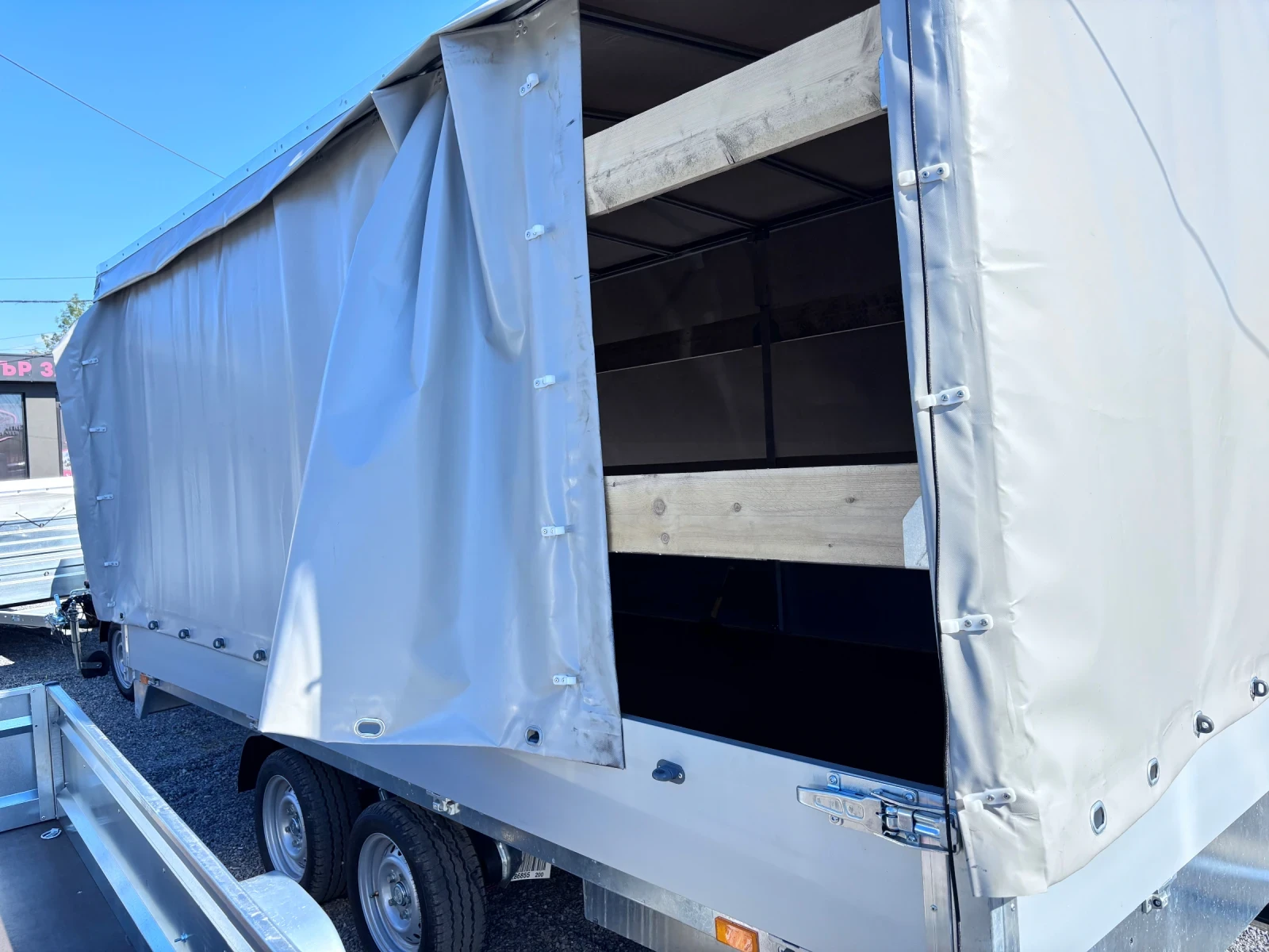 За автомобил Agados РЕМАРКЕ REPO CARGO 4x2 m 3500 kg, снимка 9 - Ремаркета - 55673971